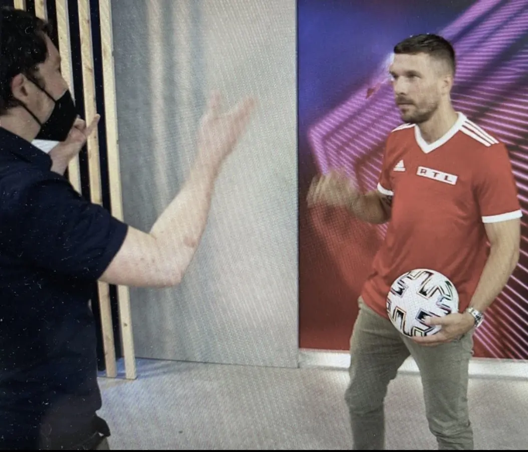Jan bei einer TV-Produktion in Köln